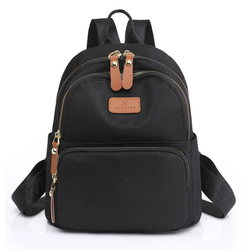 Simple Designer Women Small Travel Backpack High Quality Soft Oxford Women Shoulder Bag Fashion Girls Schoolbag Mochila Escolar