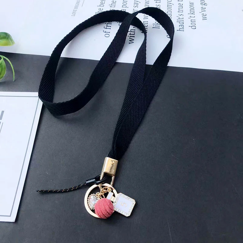 Mobile Phone Straps Anti-lost Lanyard Neck For Key ID Card Hanging Neck Rope Mobile Phone Lanyard Buckle Anti-lost Chain