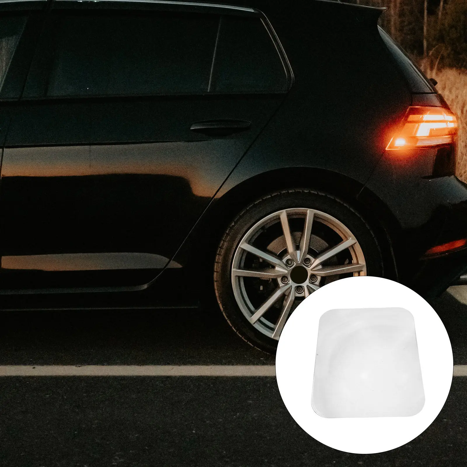 

Wide Angle Rear View Lens for Hatchback Suv Off-Road Vehicles Easy Electrostatic Installation Blind Spot Elimination Parking