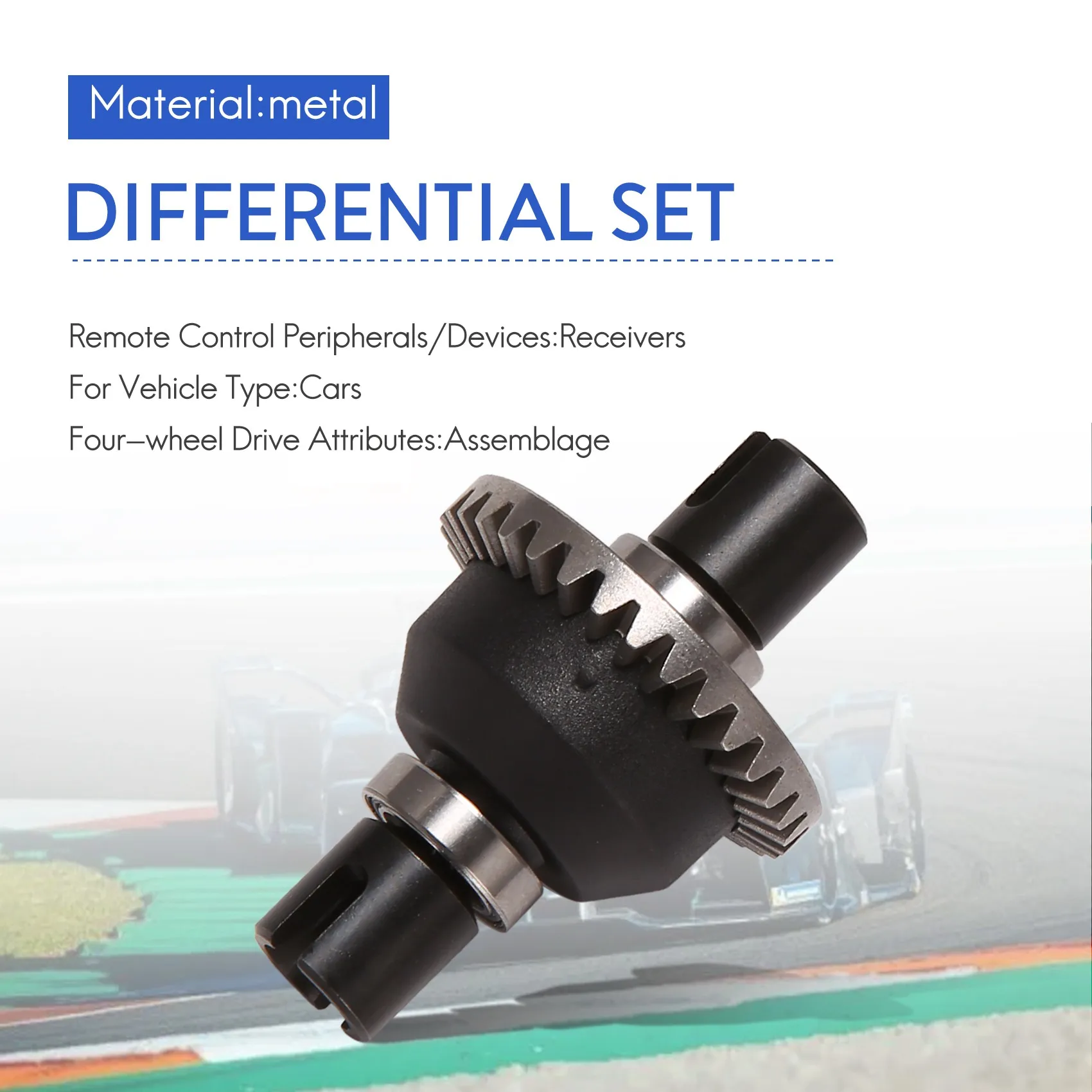 Set differenziale caldo EA1057 per JLB Racing CHEETAH 1/10 Brushless RC Ricambi auto Accessori