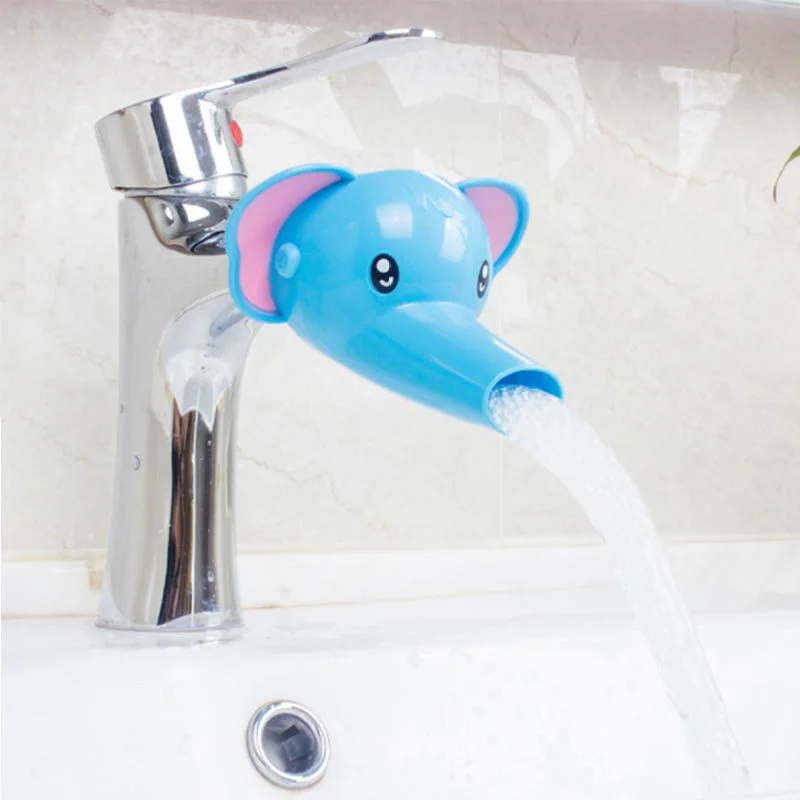 Water Tap Extension Sink Faucet Guide Extender for Children Coaxing Kids Bathing Wash Hands Toys