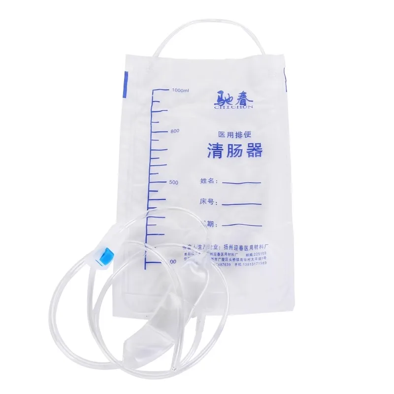 20pcs Disposable enema bag intestinal wash bags household coffee enema detox spa pass constipation