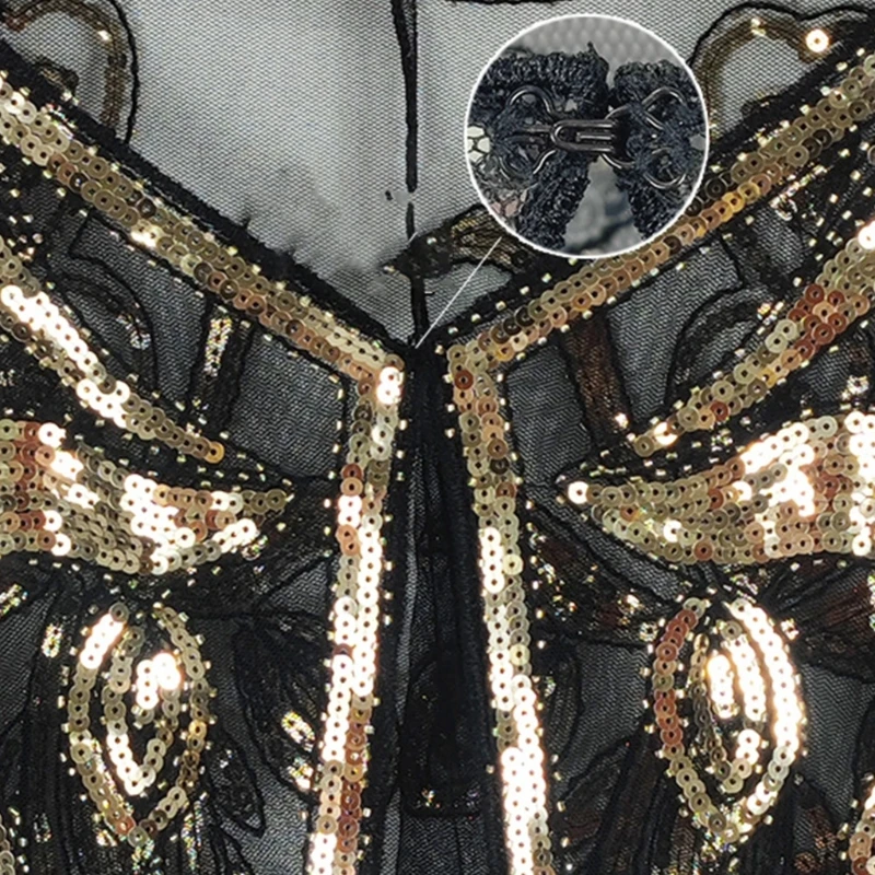 Sequined Sparking Tippet Church Prayer Shawls Beaded Sequins Flapper Party Shawls for Elegant Bridal And Party Outfits