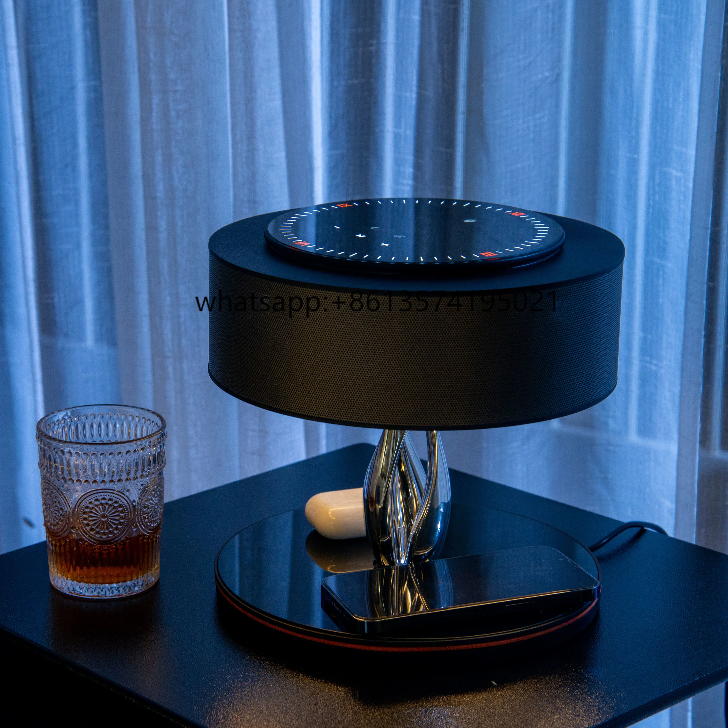 

Best Sellers Unique New Product 2023Trending Amazon Dropshipping LED Smart Table Lamp with Wireless Charger and BT Speaker