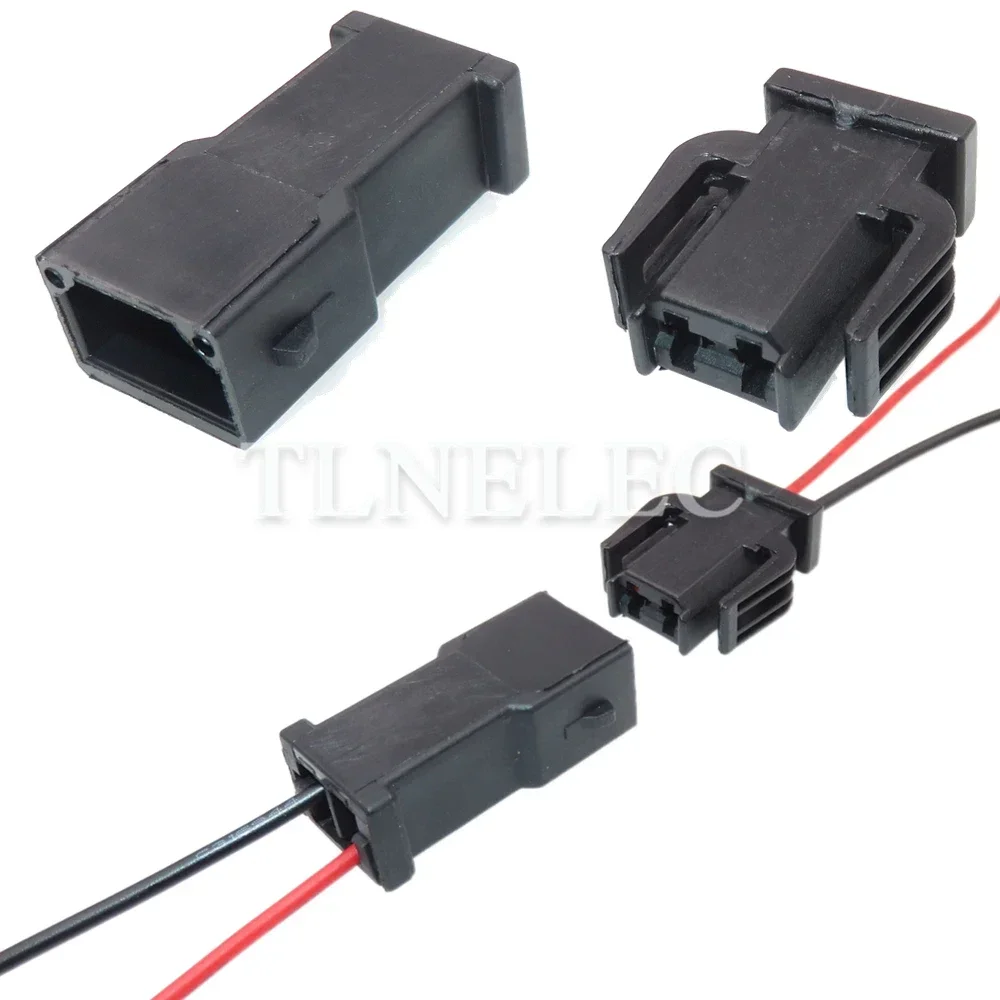 2 Pin Way Auto Door Light Male Female Wiring Cable Socket With Wires Car ABS Sensor Unsealed Connector 893971632 893971992