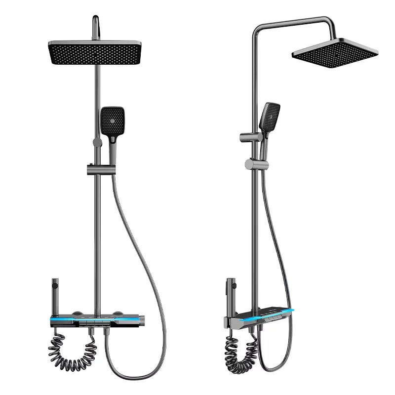 

Набор насадок для душа, душевая насадка для ванной комнаты в отеле, полный набор насадок для душа с окружающим освещением