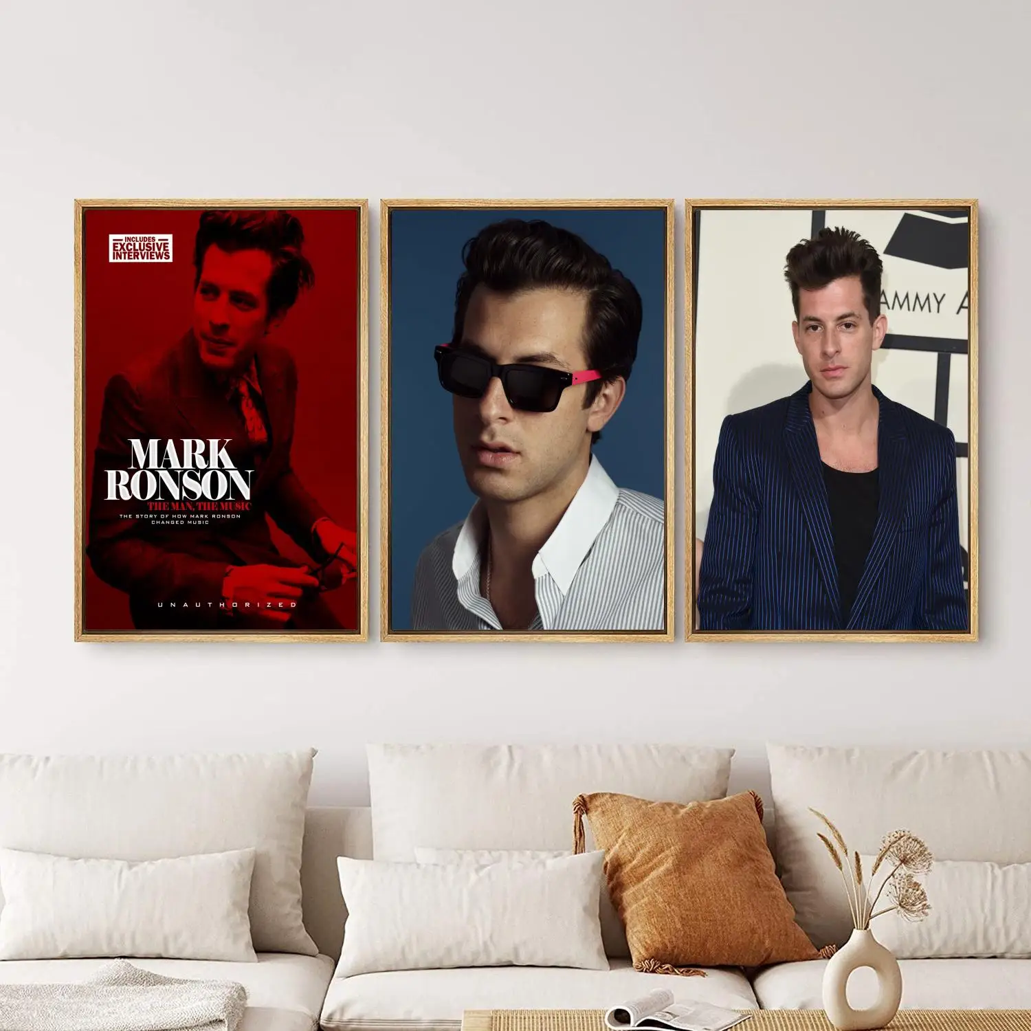 Mark Ronson Poster Painting 24x36 Wall Art Canvas Posters Personalized Gift Modern Family bedroom Decoration Art Poster