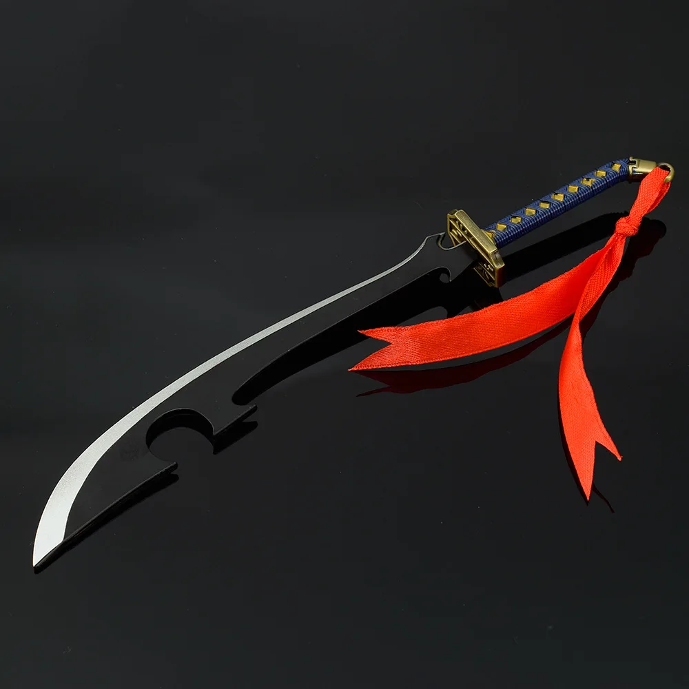 26cm Kyoraku Shunsui Katen Kyokotsu Katana Samurai Sword Bleachs Anime periferiche metallo arma modello collezione regali giocattoli ragazzi