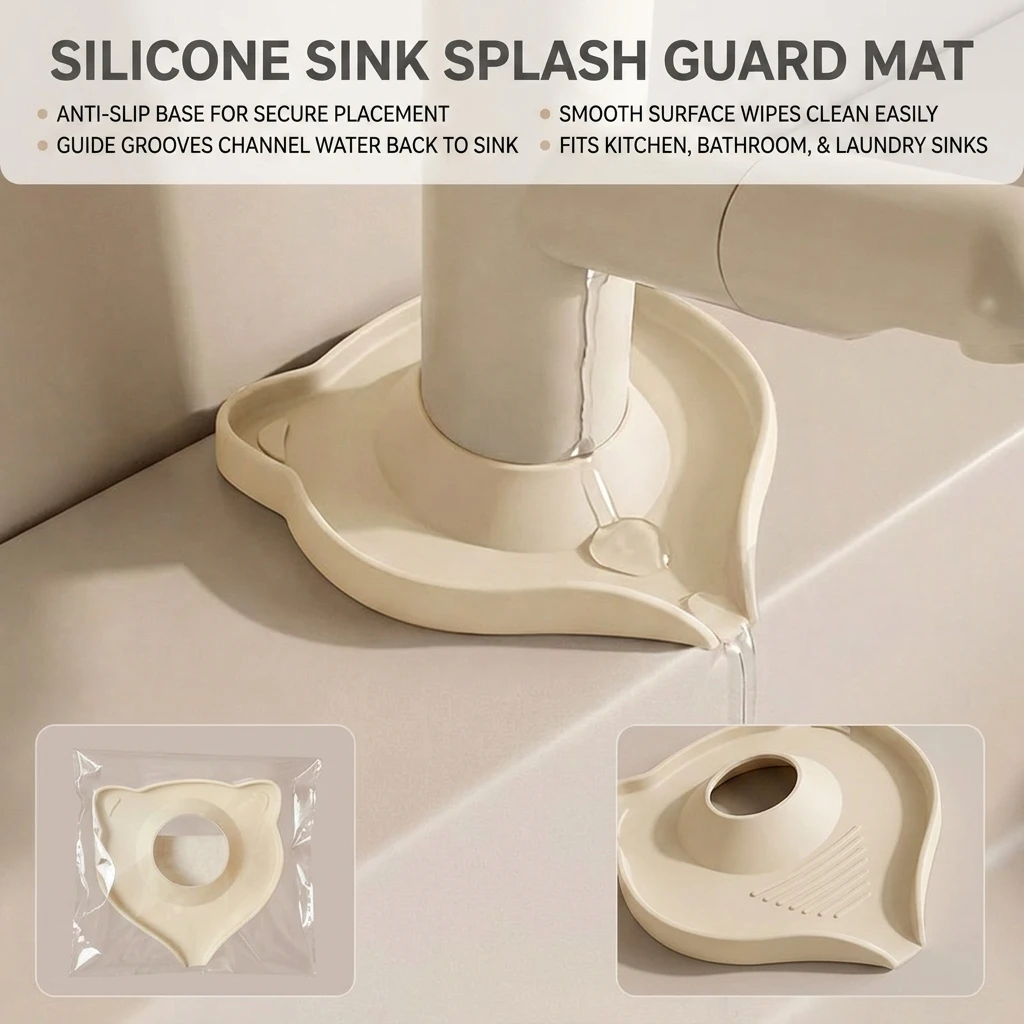 Tapete de Silicone Antiderrapa - Silicone Tap Washer avaliação e preço