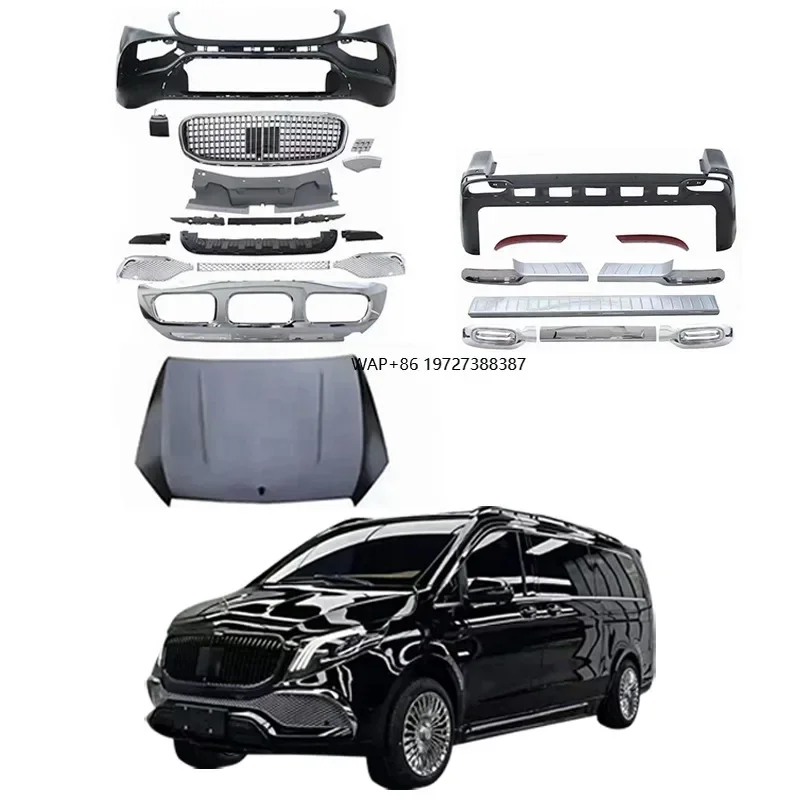 

Hot Sale Auto Body Parts Durable PP Material Car Bumpers Modified Car Body Kit for Vclass W447 V250 V Class v