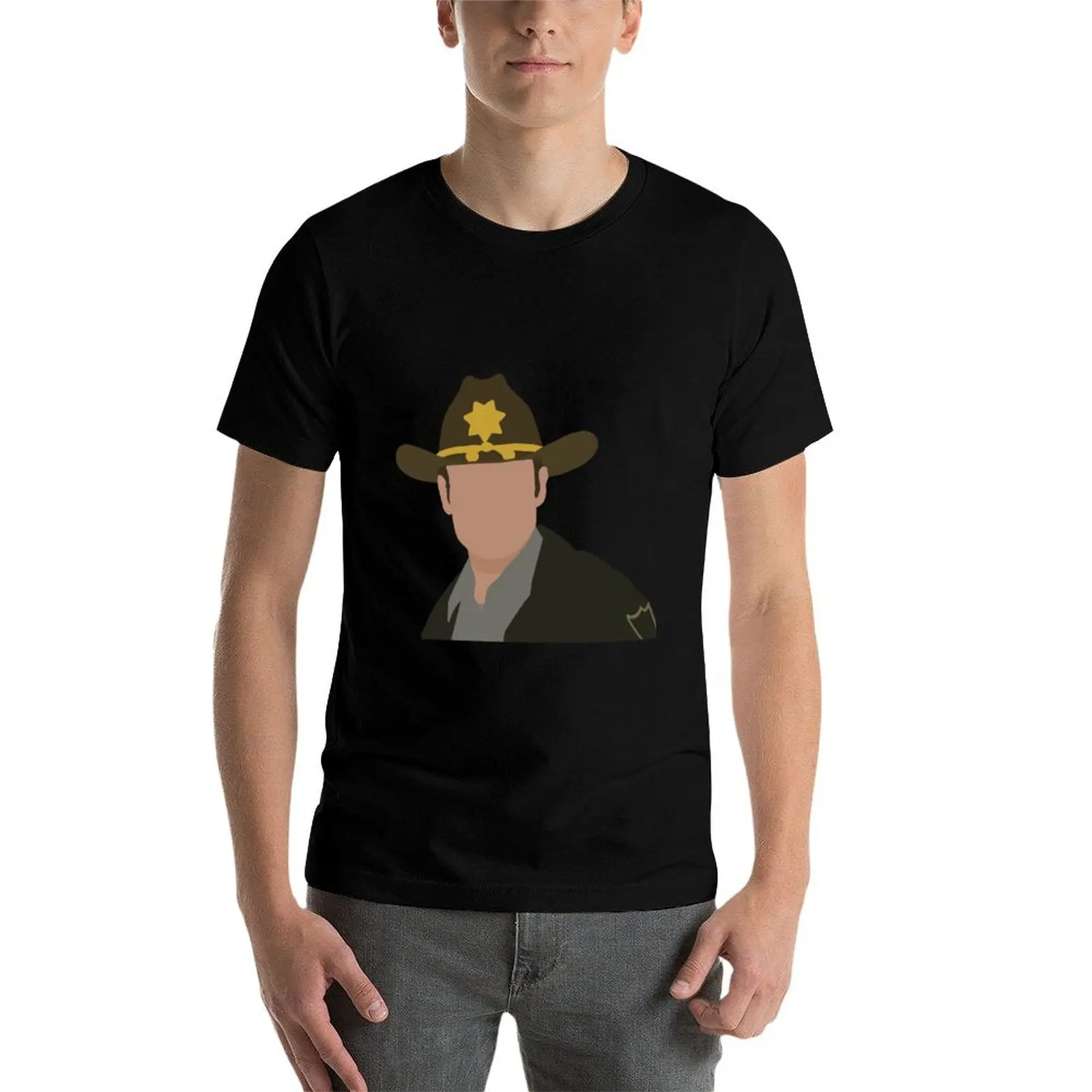 Rick Grimes T-Shirt Stylish Graphic Short Sleeve Top - view 4