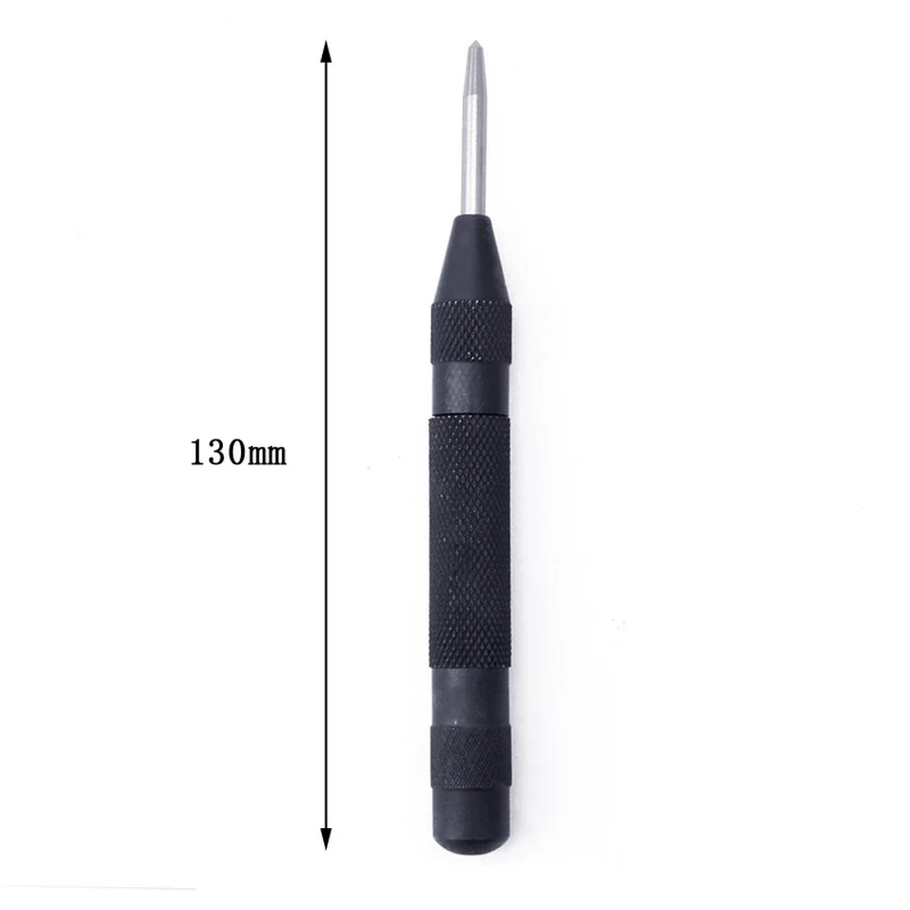 편리한 자동 센터 펀치 로케이터 130MM, 목공 금속 드릴 마킹 시작 구멍 도구 목공 로케이터 드릴 비트