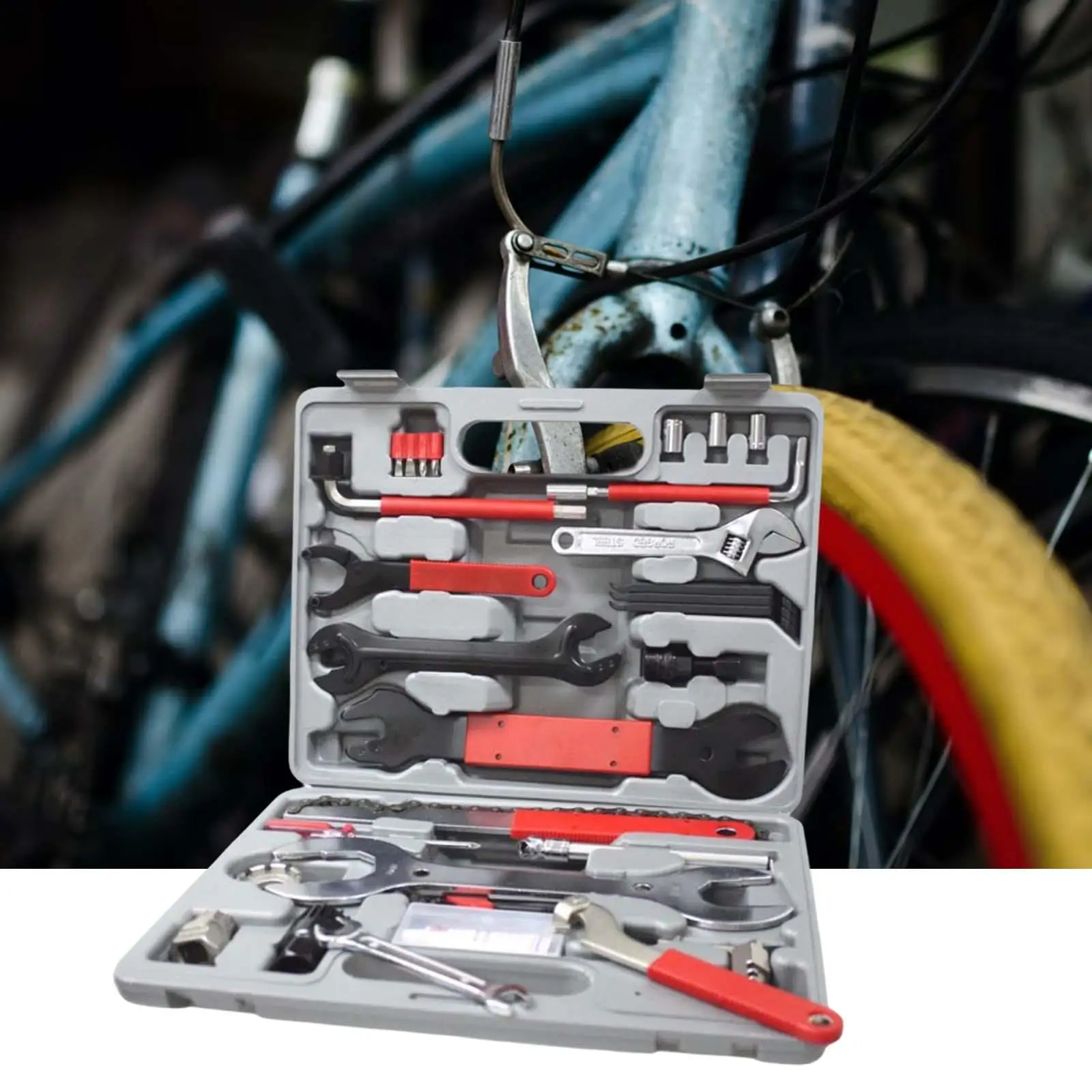 

Essential Bike Repair for Cyclists - Complete Set in Storage Box