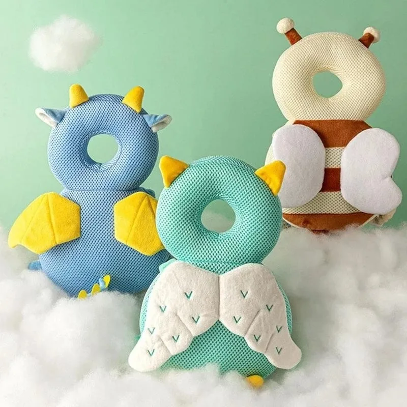 Cartoon Backpack‑style Anti‑collision Cushion with Soft Padding Offers Shock‑absorbing Buffer Protection for Daily Scenarios