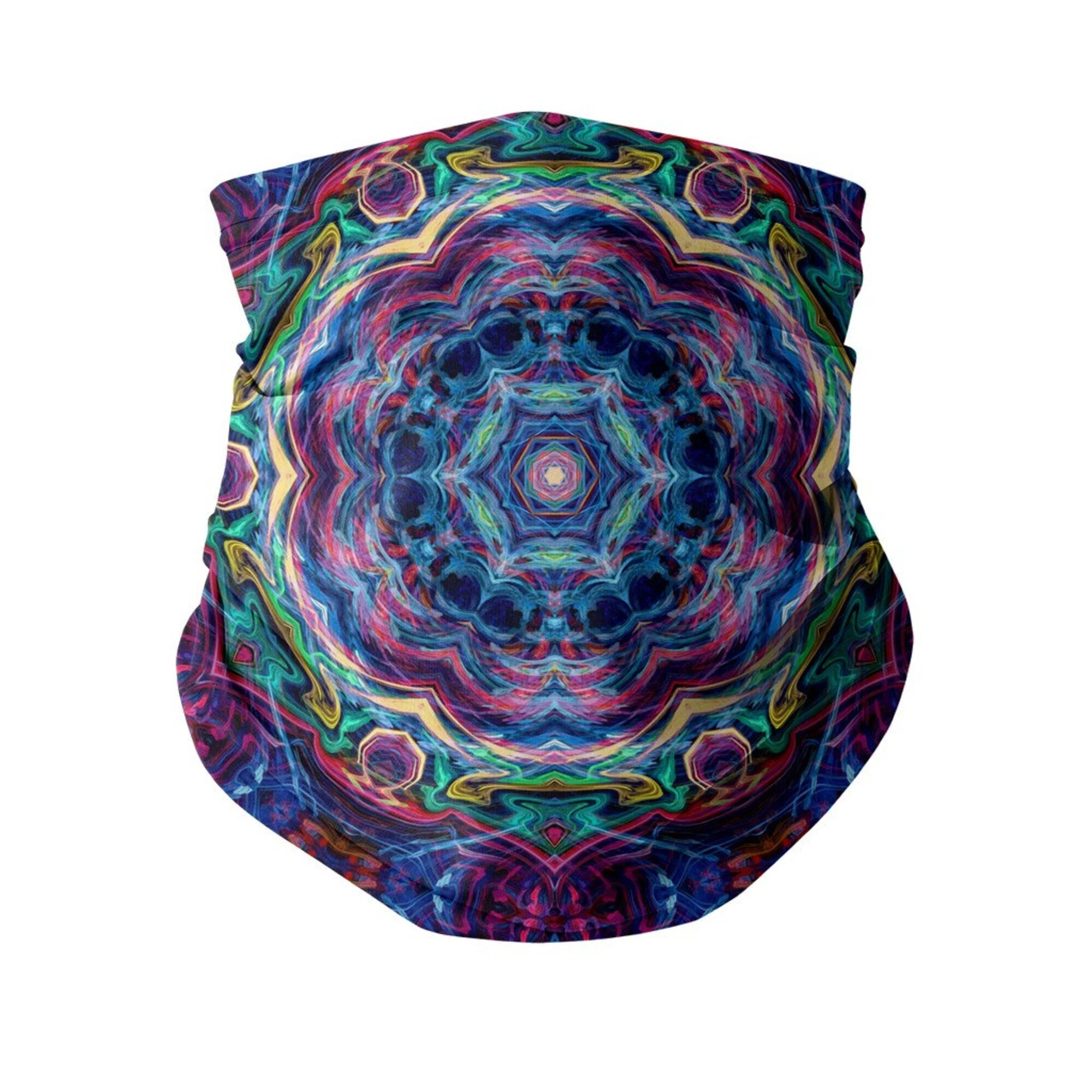 

Trippy Fractal Vibrant Festival Dust Bandanas Unisex Neck Gaiter For Outdoor Sports Mask Buffs Neck Warmer Face Shield Scarves