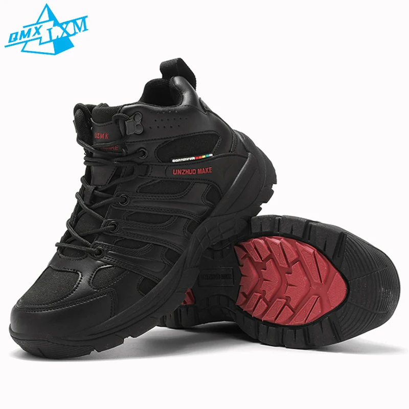 

LiXingMing Hiking Shoes Male Outdoors Camping Anti-wear Rapid Response Fishing Hunting Tactics Training Boots Anti-slip Sneakers
