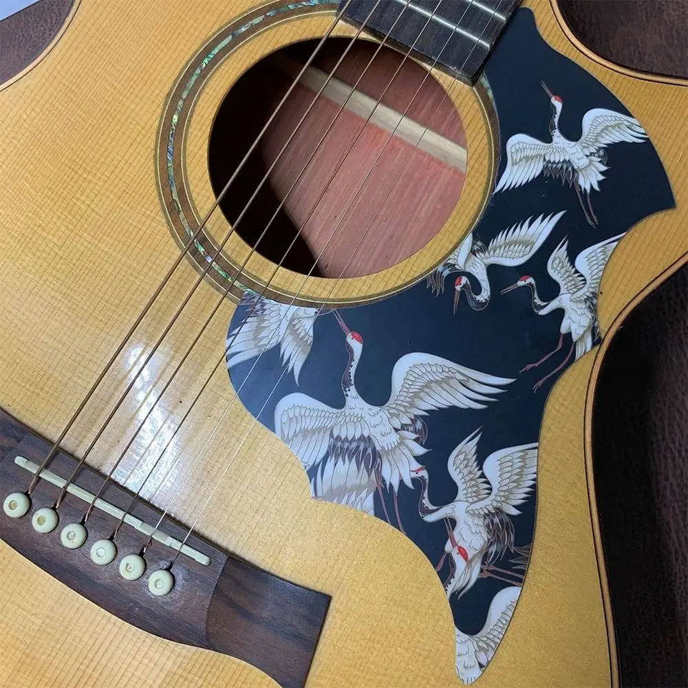 Multicolor Guitar Pickguard Sticker Folk Acoustic Guitar Printed Pattern Guitar Guard High Quality