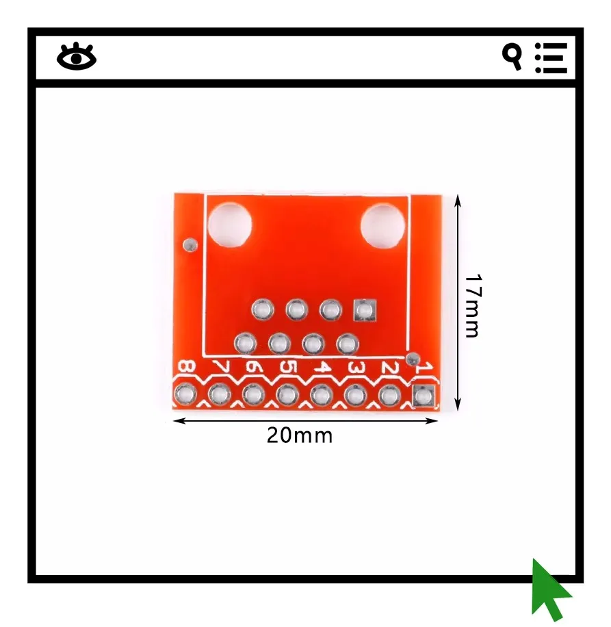 

10 шт. электронных плат RJ45 Breakout Board (RJ45 BREAKOUT)