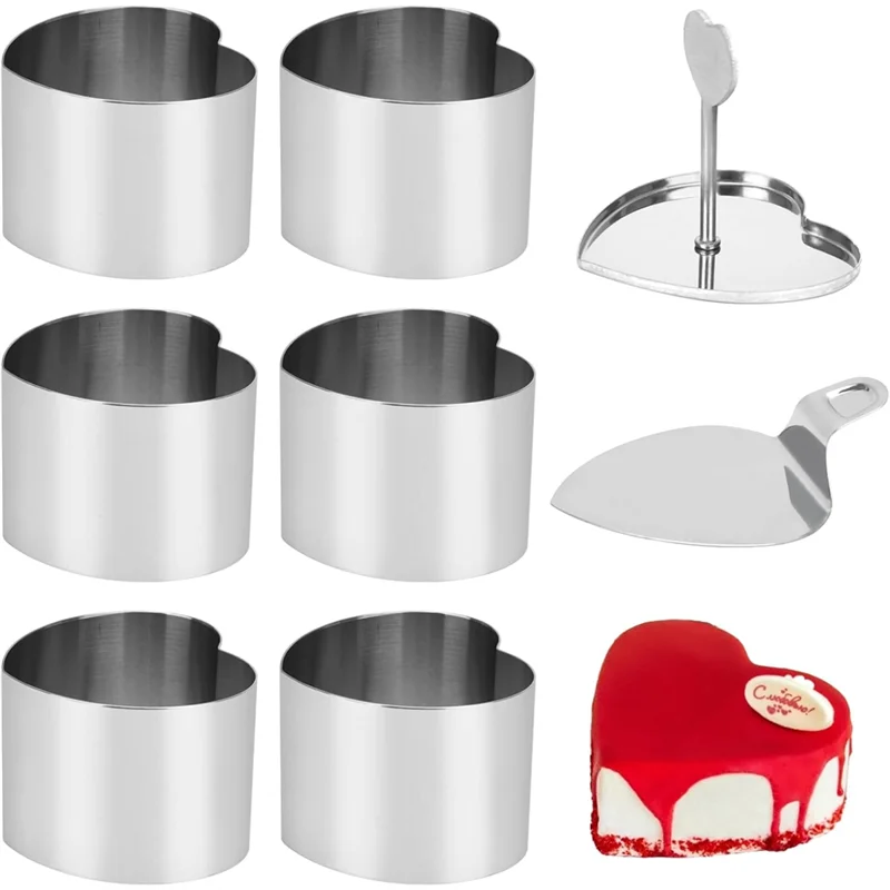 

Надежная мини-форма для еды из нержавеющей стали, 3-дюймовая бесшовная форма для резки сырного торта, набор колец для мусса, покрытия еды, печенья