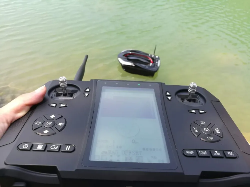 GPS Sonar Fish Finder and Autopilot for Remote Control Bait Boat view 3