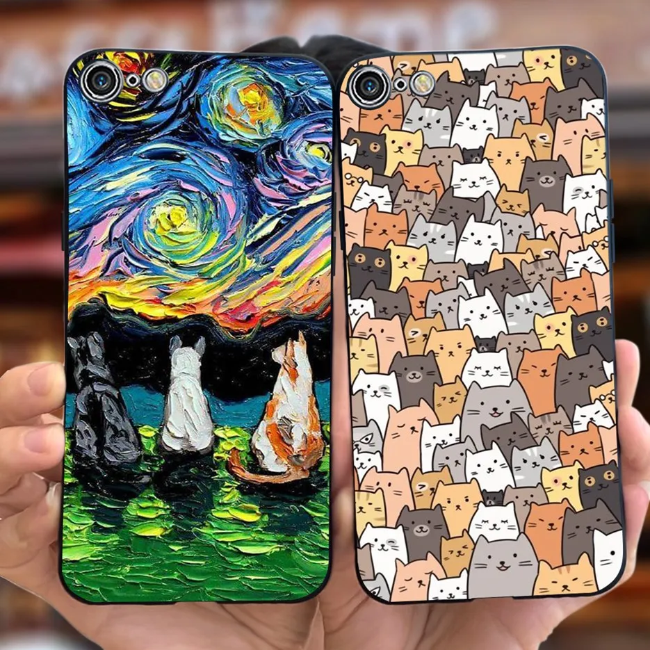 For iPhone 6 6S Plus Case New Fashion Cartoon Cover Soft Silicone Phone Case For iPhone 6 Plus iPhone6 Matte Coque Fundas Bumper
