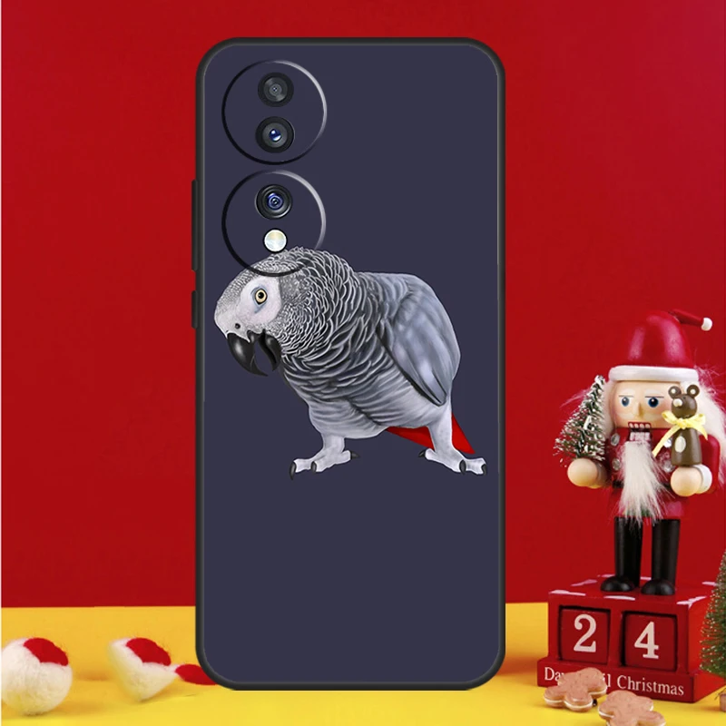  African Grey Parrot Case For Honor 90 70 50 Magic 6 Lite Magic 5 Pro Honor X6a X7a X8a X9a X8 X9 X8b X9b Case