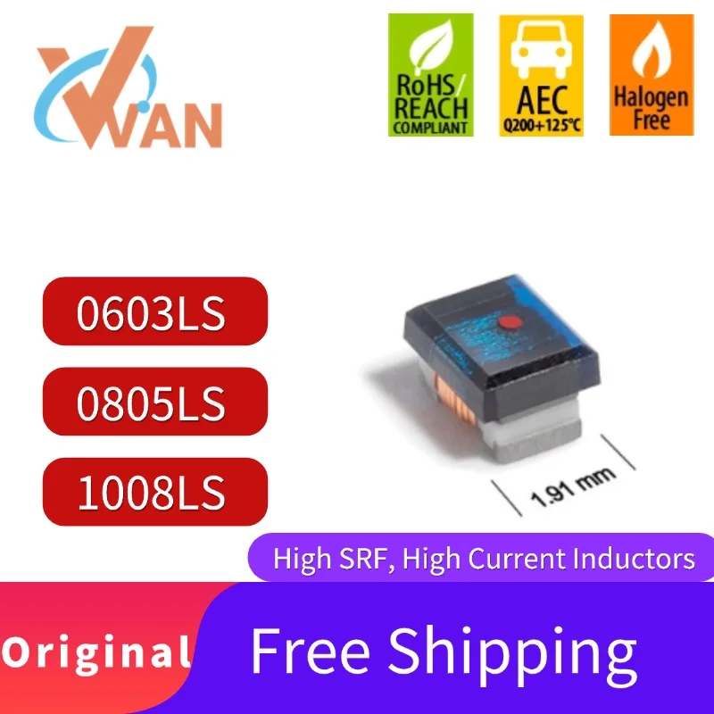 0805LS-392XJLC 0805LS-392XJLB 0805LS-392XJRC 3.9UH الاستشعار Wirewound الفريت الخرز الأصلي SMD ، 0805LS 0805LS-392 10 قطعة