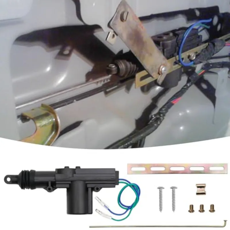Car Locking System Actuator Heavy Duty Automobile Central Door Lock  2 Wire Vehicle Electric Door Lock 12V Motor Kit  Accessorie
