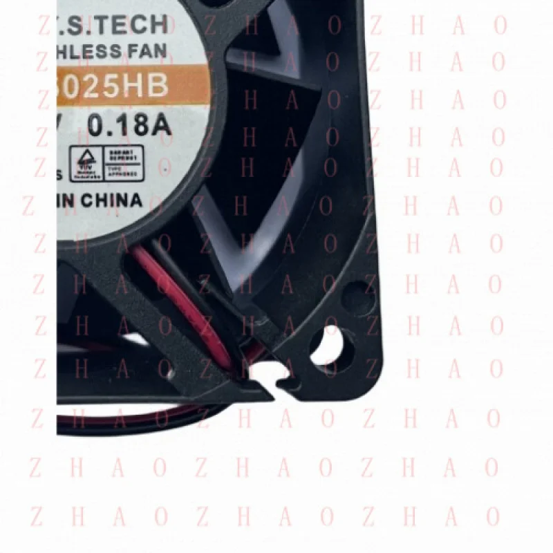 L+ for  FD126025HB 6025 DC 12V 0.18A 60*60*25MM 2-Pin Server Square Cooling Fan
