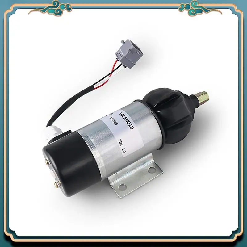 Mais recente solenóide de parada 12v adequado para volvo penta tamd60a tamd60b tamd60c 872826 1827650 peças de reposição