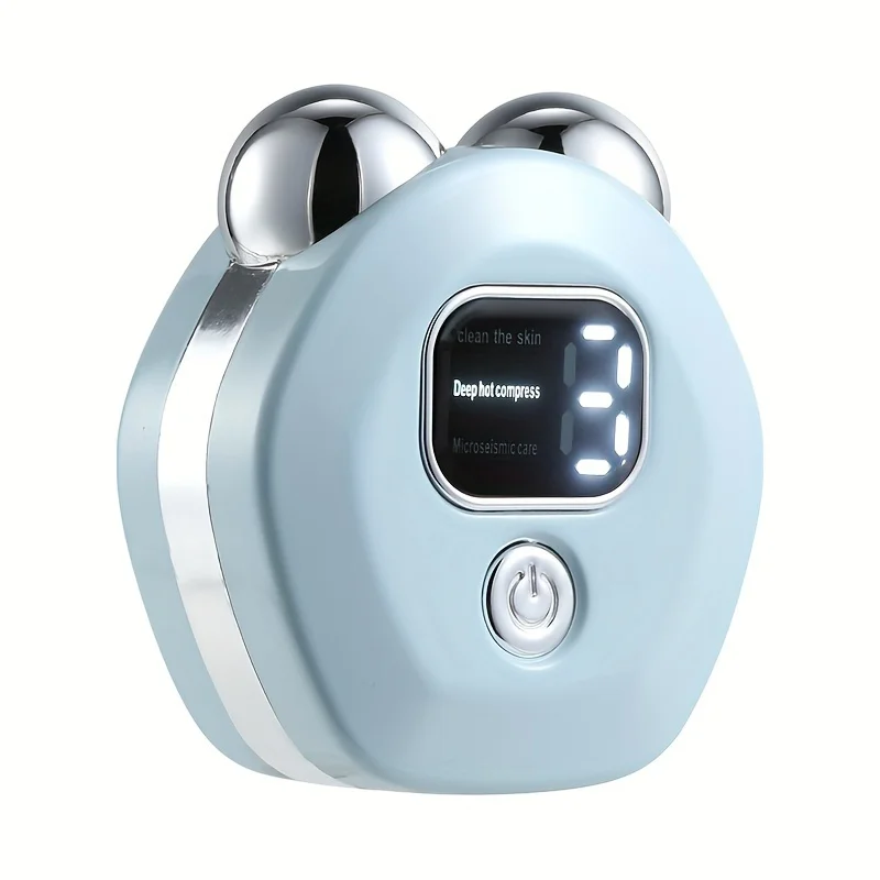 3-Gang-Gesichts- und Nackenmassagegerät: USB wiederaufladbare Vibrationstherapie, tragbare Entspannung für Frauen, ideales Geschenk für Sie
