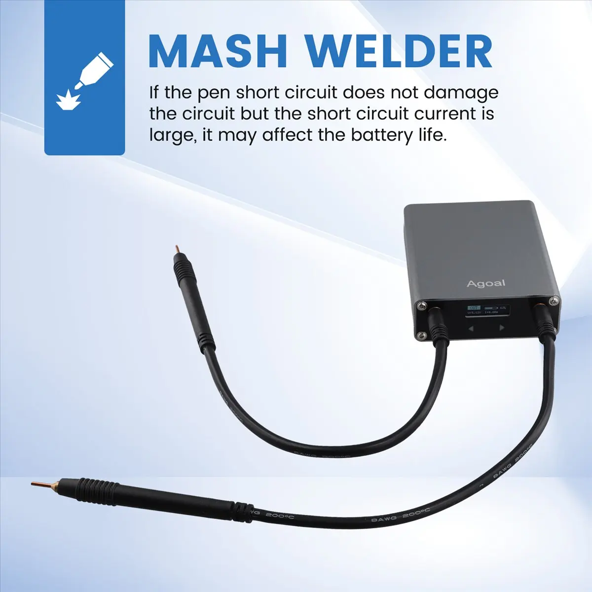 HAPPY DIAN! DH30 Handheld Spot Welder Portable Miniature 18650 Bumper Welder with Rechargeable Lithium Battery Spot Welder