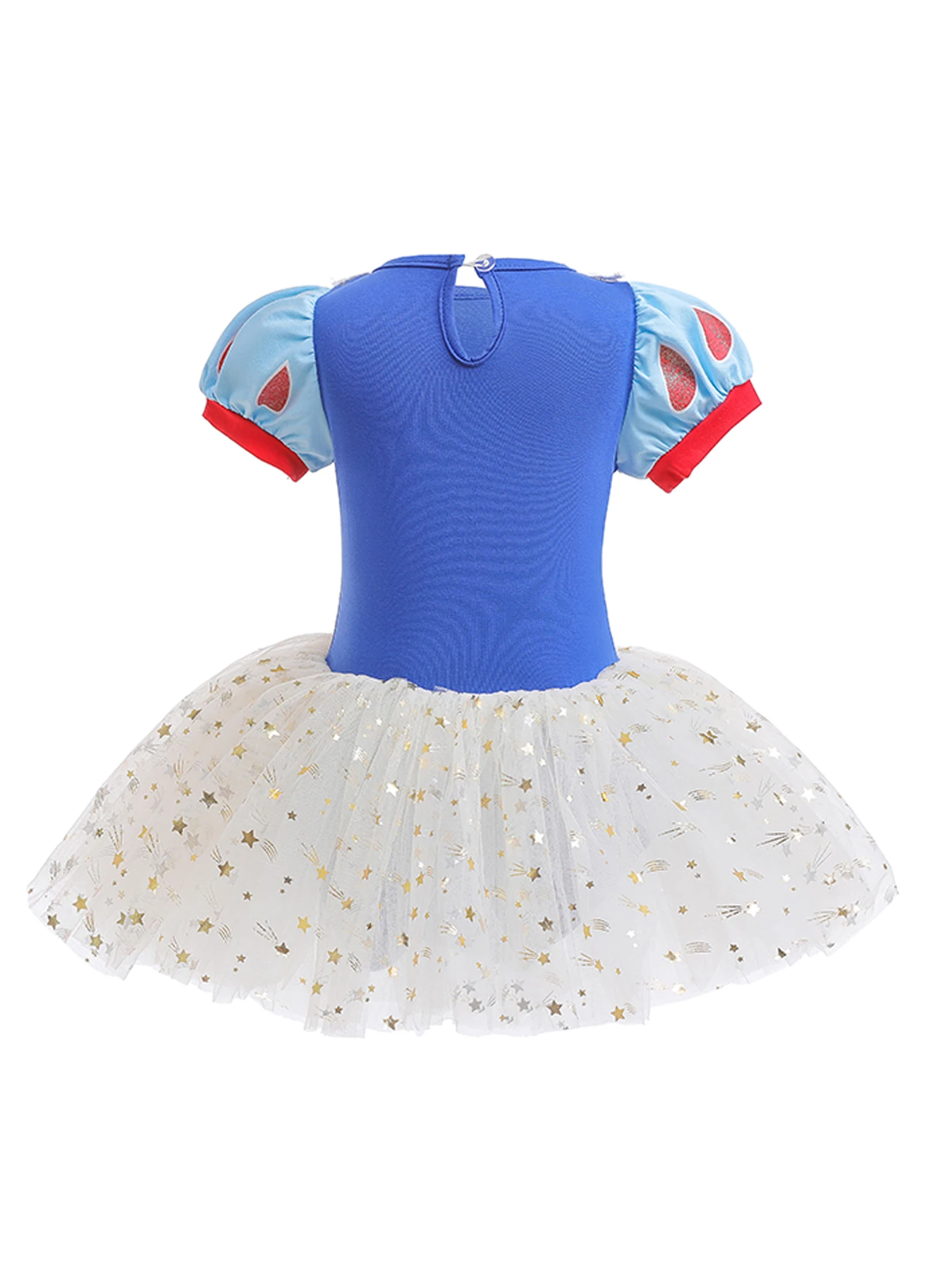 Toddler Girls Ballet Skirt Summer Short Sleeve Dance Wear Sports Skirt Kids Gymnastics Practice Performance Gown Dress