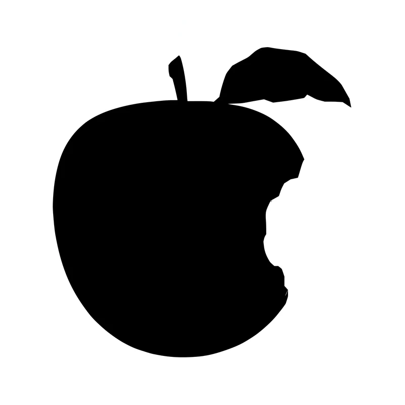 Creative Apple Logo PVC Waterproof Stickers Accessories for Decorate Car Wall Room Off-road Van Table Motorcycle Fridge