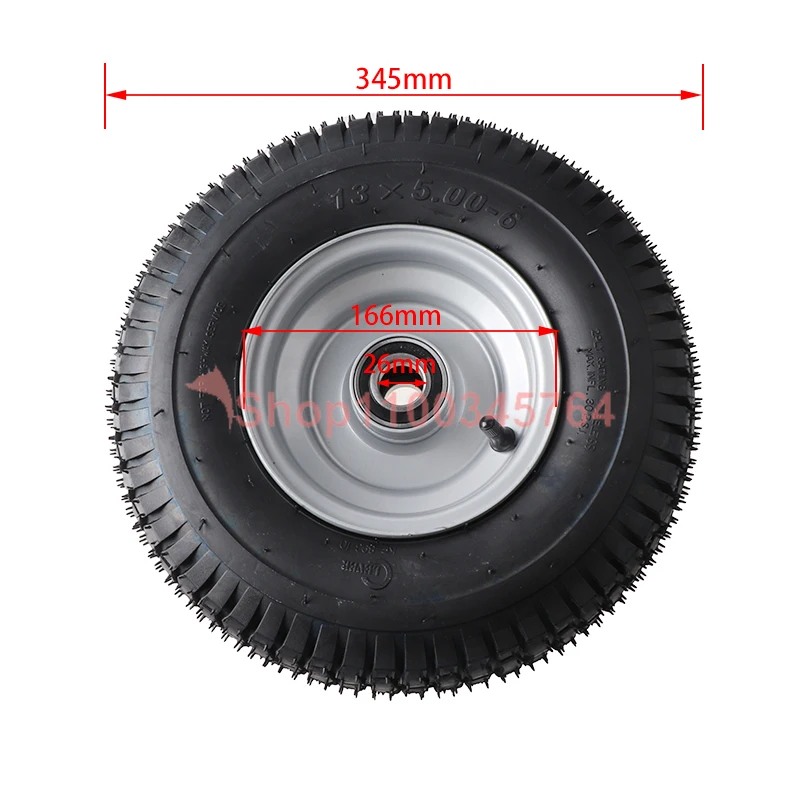 High Quality 2 Pieces 6 Inch ATV Wheels 13x5.00-6 Tires with Hubs for Go Kart Dirt Bike ATV Quad Motorcycle