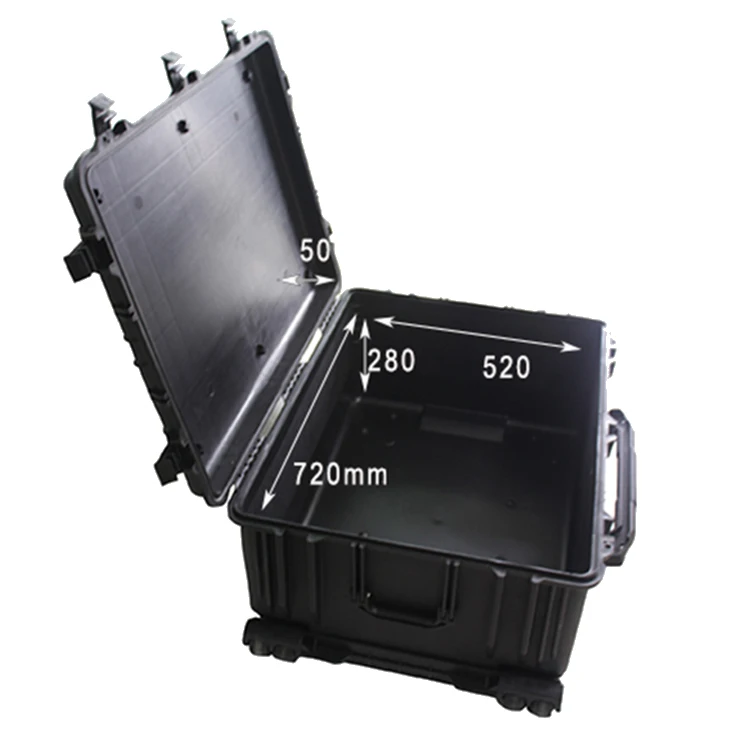 

30inch Flight Plastic Black Hard Shell Secure Case RPC383 for Holding Bottles