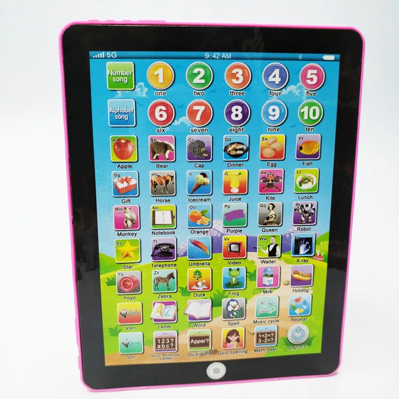 Buitenlandse handel Engelse simulatie tablet leerverhaalmachine, puntleesmachine voor kinderen, geschenkpuzzel vroeg onderwijs