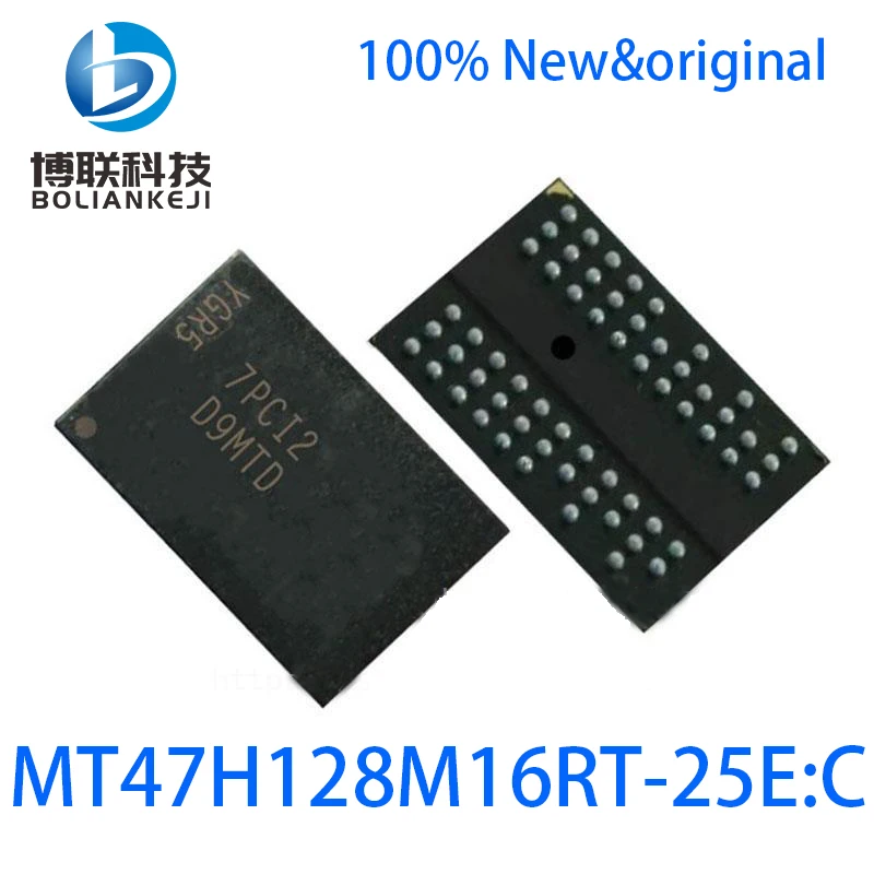 100% New&original MT47H128M16RT-25E:C FBGA-84(9x12.5) DDR SDRAM