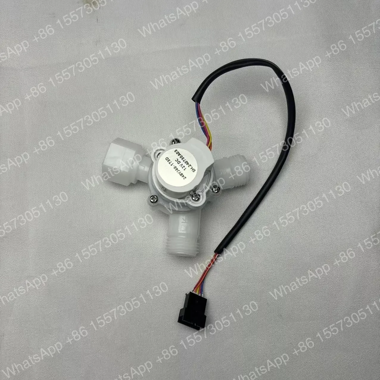 Intelligent toilet flushing distribution valve accessories, switching valve, up flushing and down flushing conversion valve