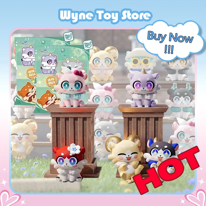 

New Mihoyo Honkai Star Rail Aowu Series Mini Anime Figure Blind Box Cute Figurine Blind Bag Set for Girls Desk Decoration Toys