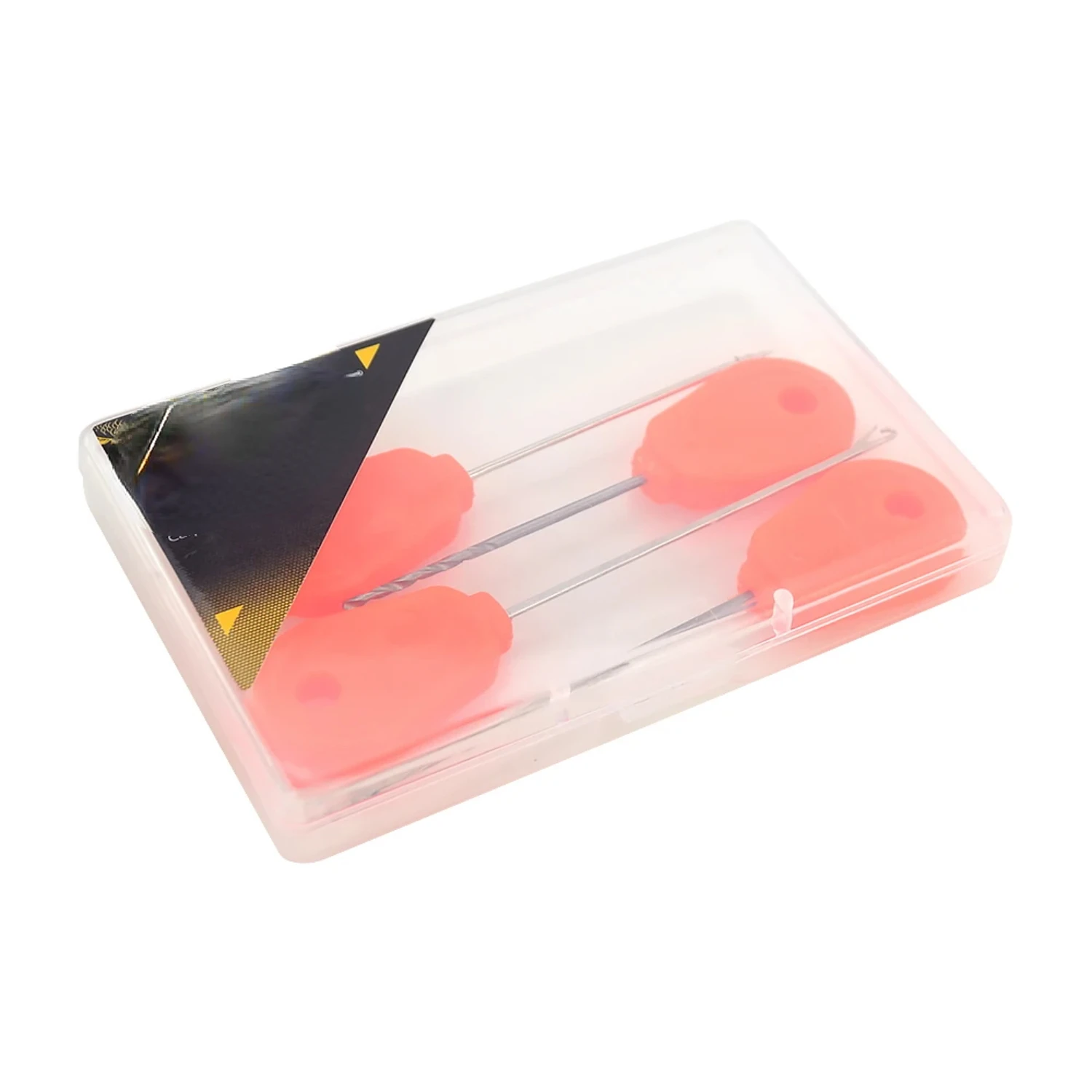 

Durable Set of 4 Essential Needle Carp Fishing Bait Tools with Handy Storage Box - Perfect Accessories for Enthusiastic Anglers