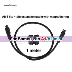 For Bambu Lab AMS Lite 1M 4-pin Extension Cable For Bambulab A1/A1mini 3D Printer