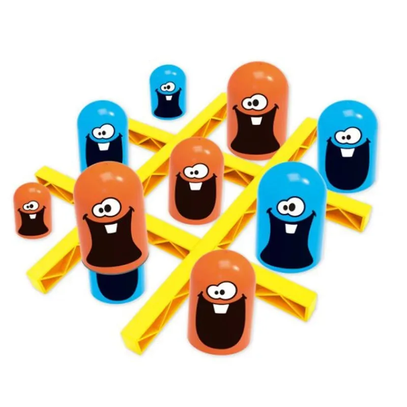 Board Game 2 Players Tic Tac Toe Big Eat Small Gobble Parent Children Interactive Competition Match Party Games Toys Gift