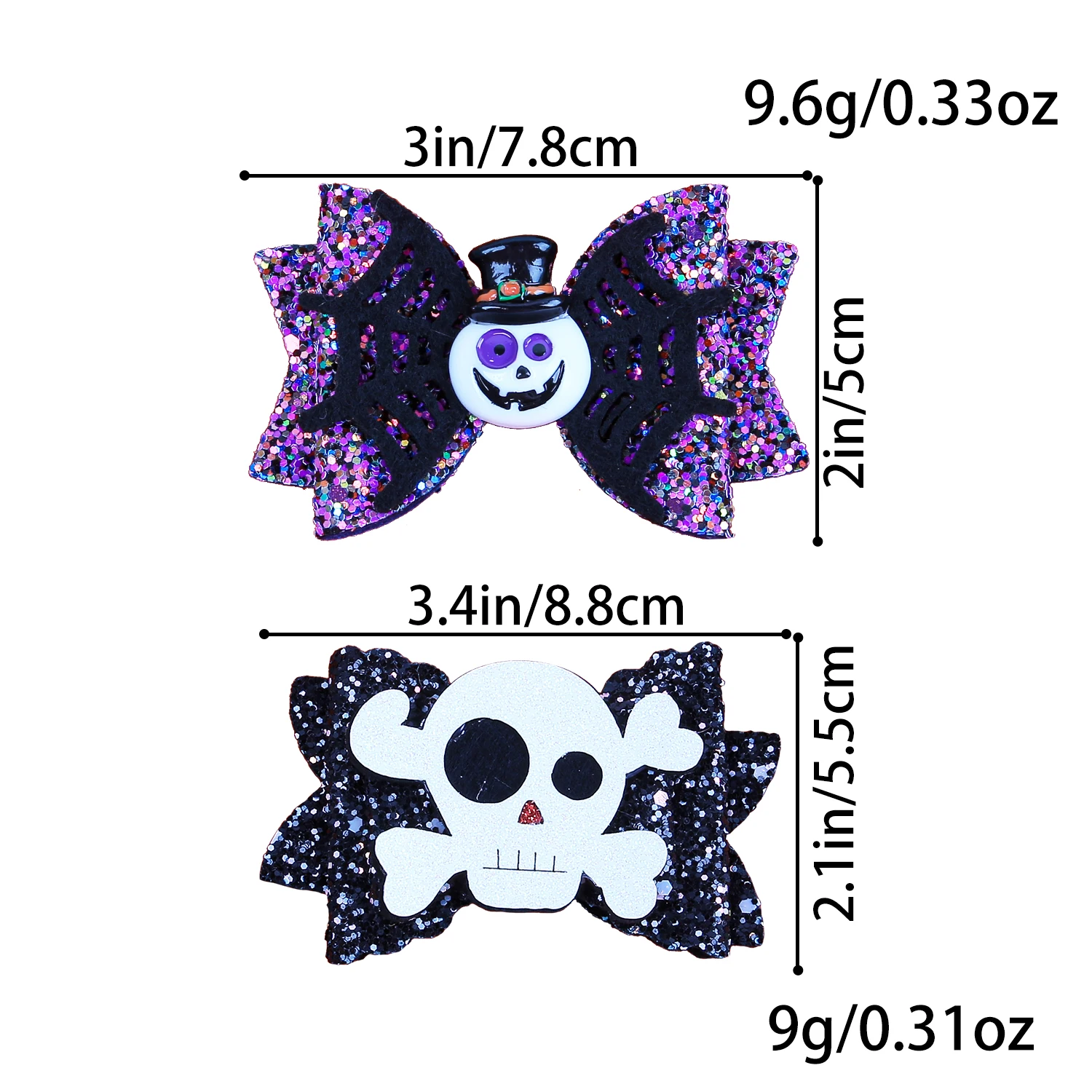 Fashion Halloween Hair Clips Pumpkin Devil Hair Bows Hairpins Girls Festival Party Cosplay Barrettes Clips Kids Hair Accessories