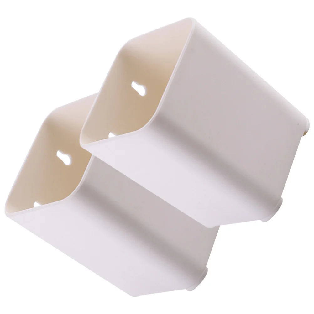 

Pen Holder Organizer ABS Material Storage Box Wall Mount Lightweight Wall Mount Pen Holder Portable Study Office Scene
