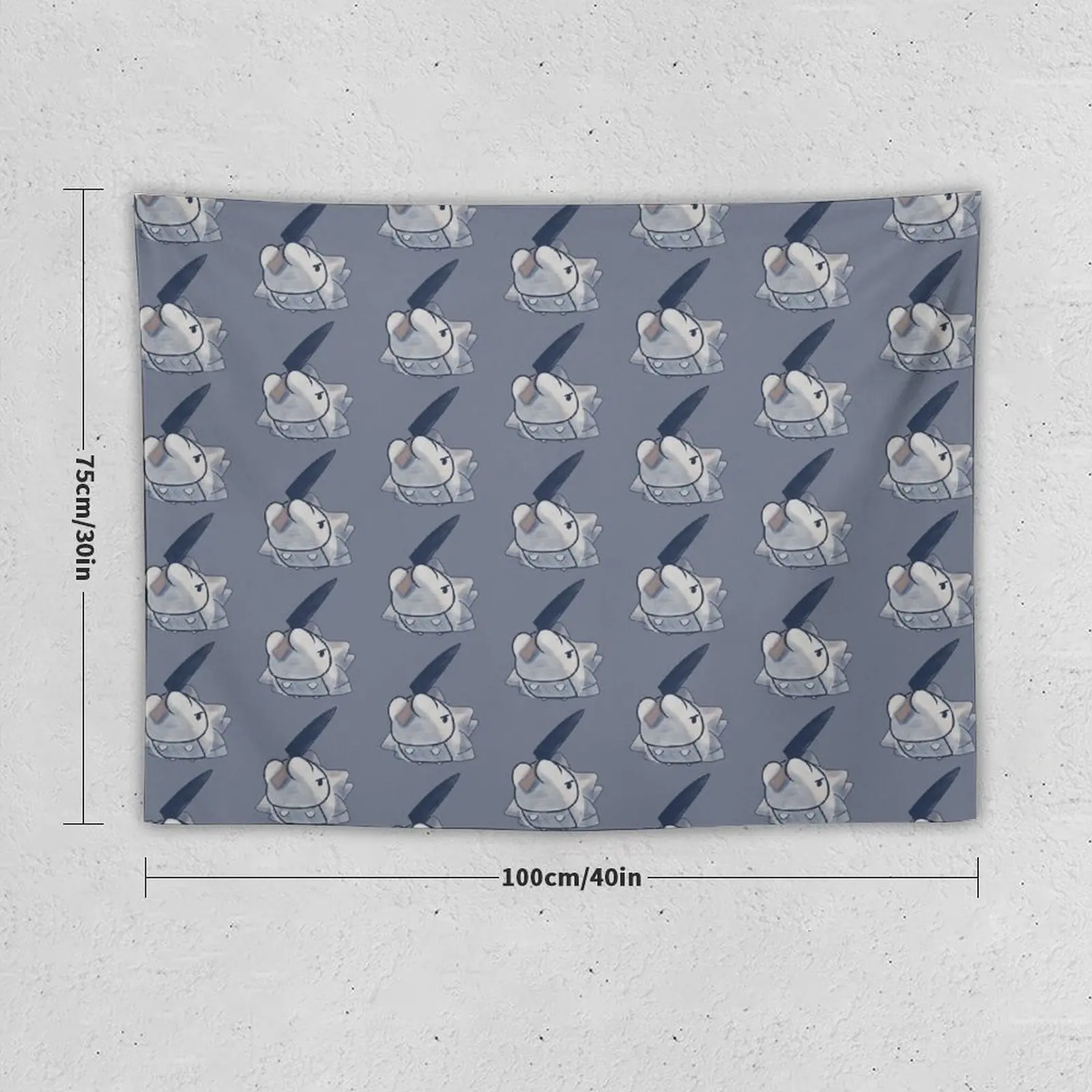 Snom with a Knife Army (Patterned) Tapestry Wall Hanging Cute Room Things Wall Tapestries Home Decorating Tapestry