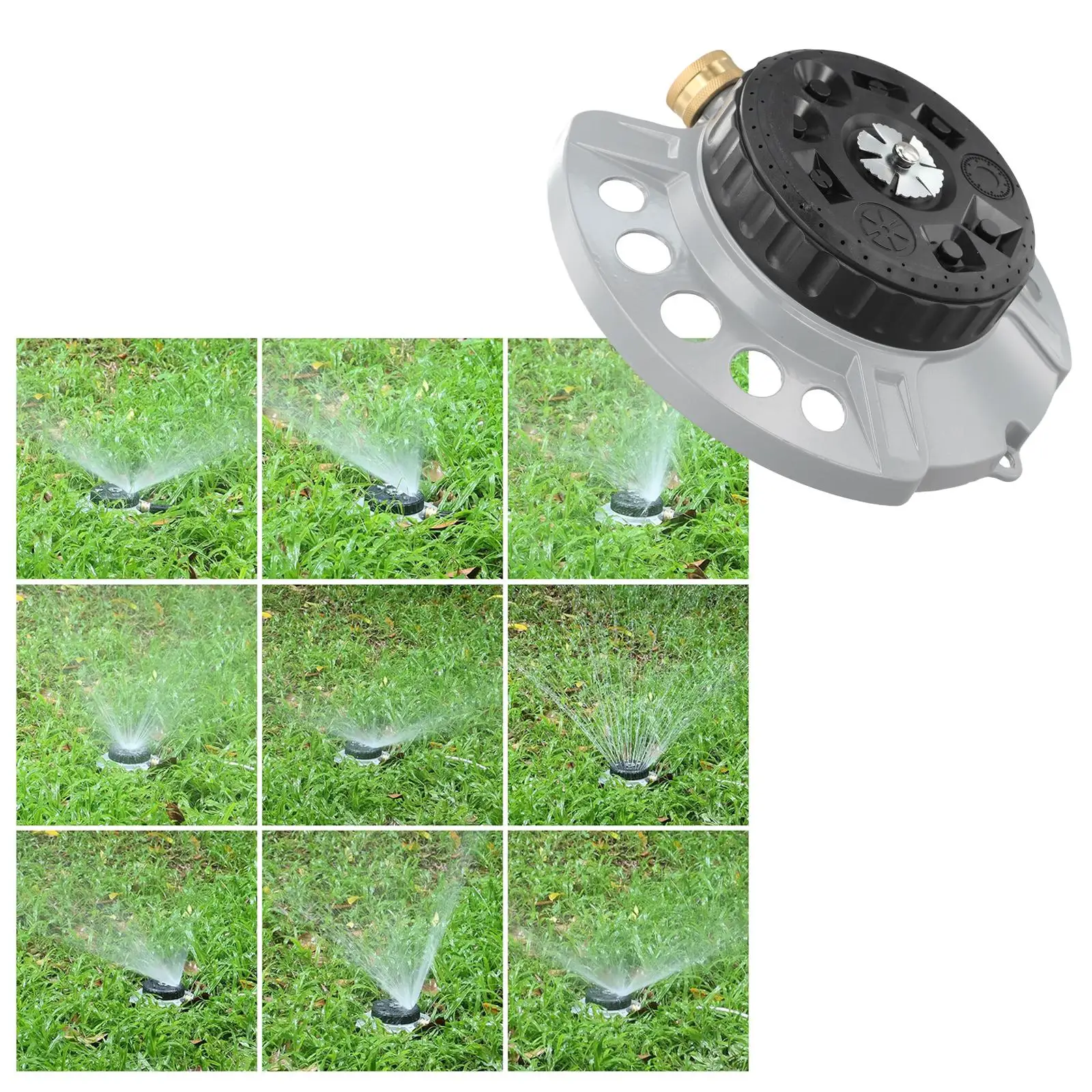 

Garden Irrigation Heavy Duty Sprinkler 9 Pattern Garden Sprinkler Spray Patterns Adjustable Spray Patterns Customizable Watering