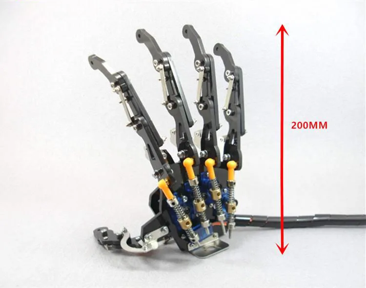 5 dof Roboter Fünf-Finger-Robotik-Kit pädagogische Metall mechanische Pfote für Arduino Arm links und rechts DIY Programmier roboter – Detail 1