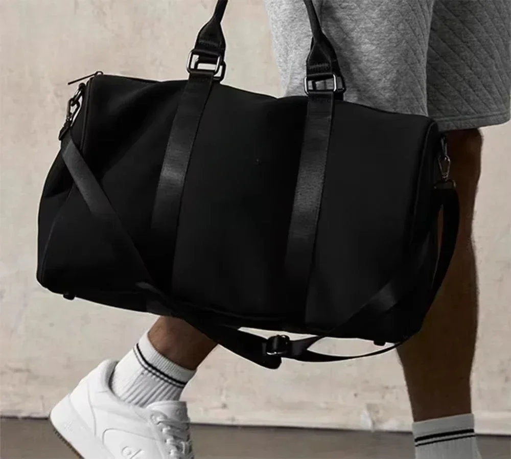

Traverse Duffle Hand Luggage Side Zipper Dry Wet Separation Large Capacity Travel Shoulder Crossbody Bag Casual Yoga Sports Bag