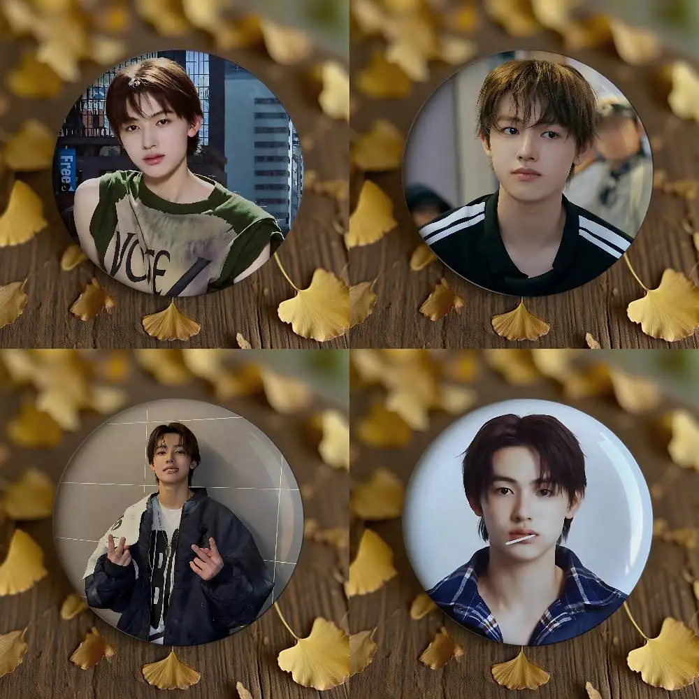 CORTIS SEONGHYEON Enamel Pins Handmade Round Brooch L Killer Yagami Light Cosplay Badge Backpacks Jewelry Gifts